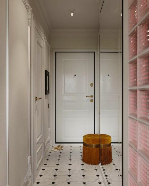 Нежный розовый интерьер в малогабаритке. 07