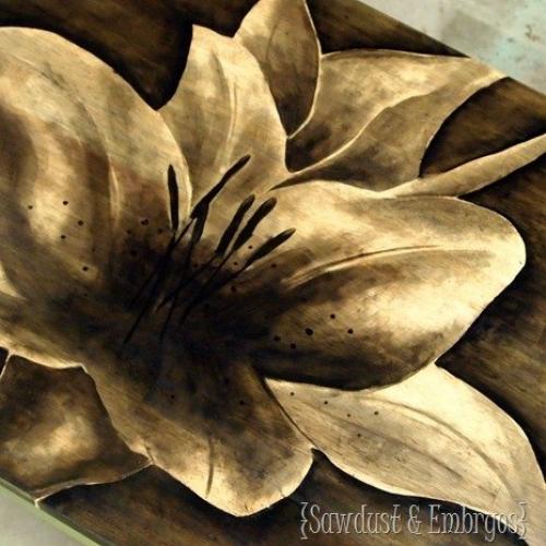 Оригинальный способ декорирования мебели. 08