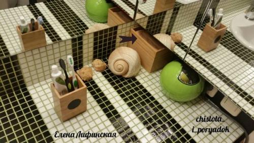 Уход за зеркалами и смесителями в ванной комнате. 04