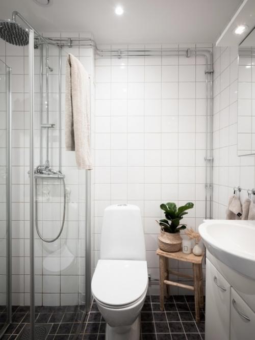 Квартира с изразцовой печью в Швеции в доме 1905 года, 43 кв. 08