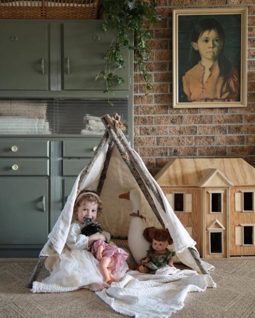 До чего же всё-таки здорово смотрятся деревянные детали в интерьере детской комнаты. 03