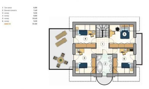 Эскиз проекта загородного дома. 02