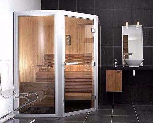 Сауна в ванной комнате. 02