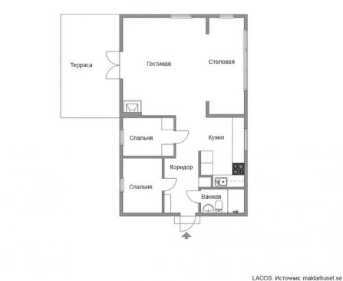Уютный домик в окружении природных красот. 09