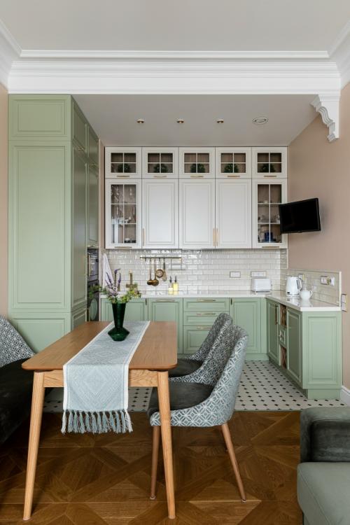 Квартира молодой бабушки: уютный интерьер 44 кв. 01