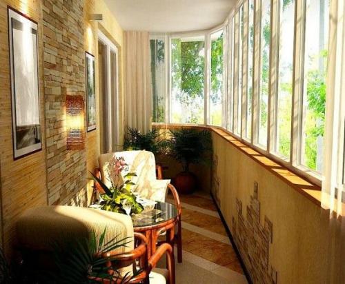 Сборно - интерьерное: подоконник и балкон (идеи). 05