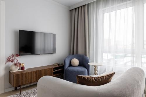 Интерьер 1-комнатной квартиры 40, 4 м 2 в Москве. 02