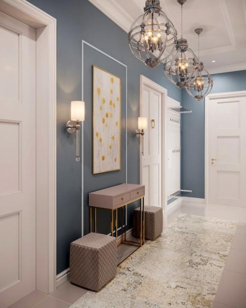 Современная классика в интерьере двухкомнатной квартиры. 01