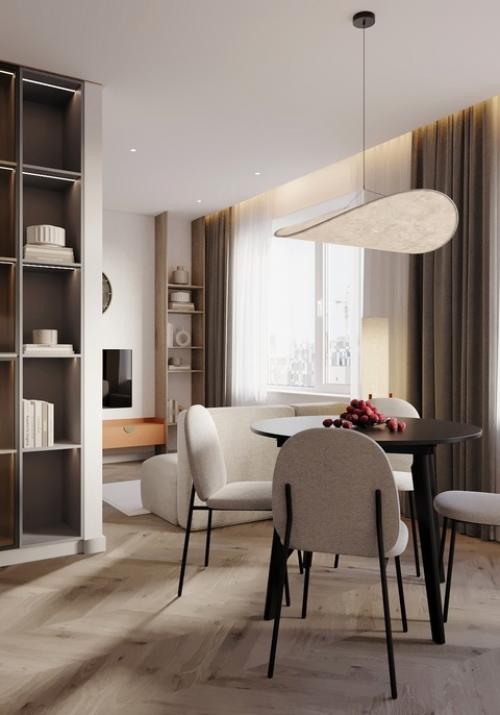 Дополнительная спальная зона при гостиной в проекте pp_Trilogiya. 02