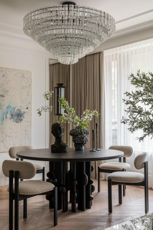 Реализованный интерьер квартиры, площадью 95 кв. 01