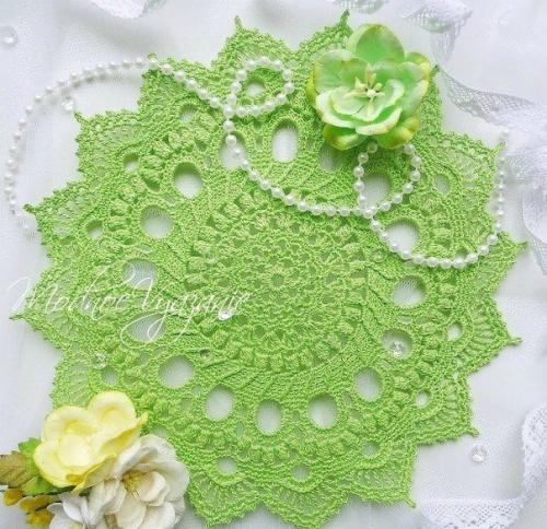 Описание вязания салфетки. 01 Описание вязания салфетки. 01