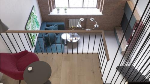 Дизайн - проект двухуровневой квартиры. 04