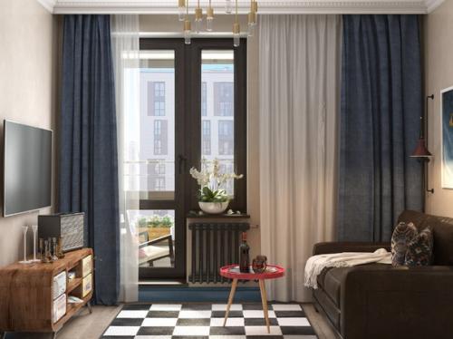 Проект евродвушки для любителей ретро от Cubiq Studio. 01