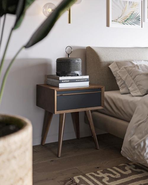 Мастер - спальня для семейной пары в загородном доме под Санкт-петербургом. 04