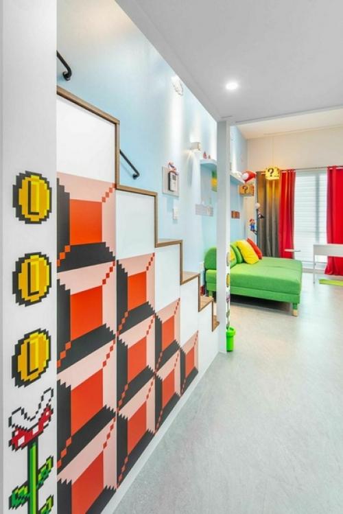 Поклонник Super Mario из Кореи оформил игровую комнату в стиле серии. 03