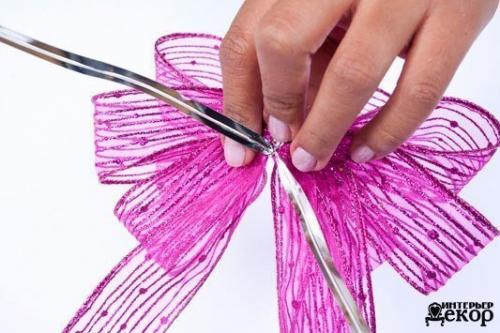 Как красиво завязать бант для подарка? 09