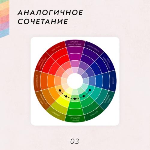 Мы разбираем шпаргалку по сочетанию цветов. 03