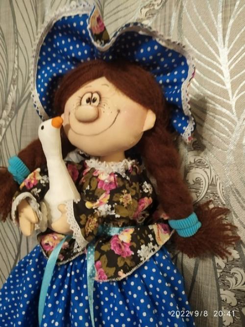 Кукла - пакетница.  Функционально - полезный декор вашего дома. 02