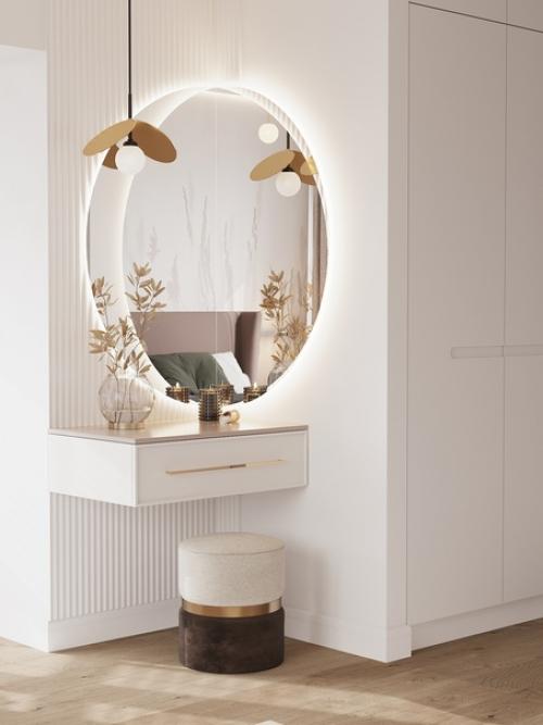 Спальная республика.  Самое подходящее название дизайн - проекта спальни, которая объединила в себе зону отдыха, зону хранения и рабочую зону. 03