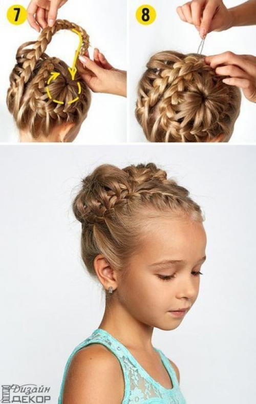 Идеи причесок для девочек. 07