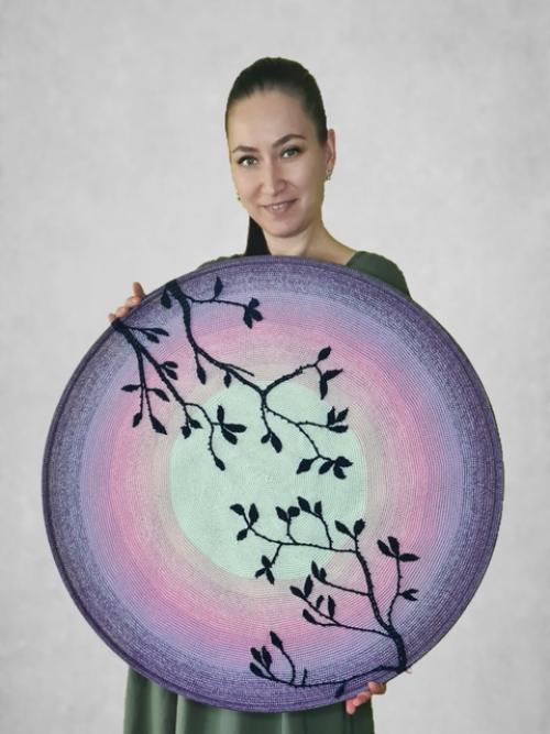 Я.на этот раз фоном для панно буду 01