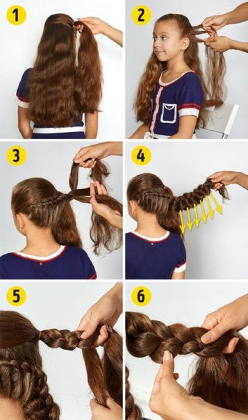 Идеи причесок для девочек. 04