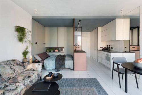 Интерьер квартиры 30 кв. 02