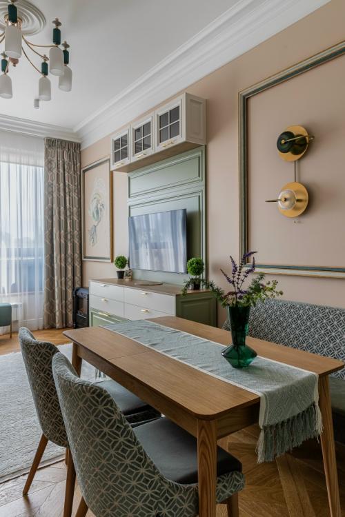 Квартира молодой бабушки: уютный интерьер 44 кв. 02