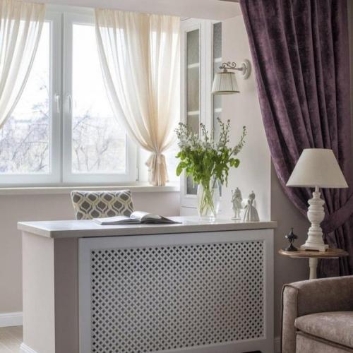 Отличная гостиная объединенная с балконом! 03