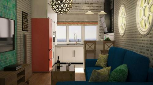 Квартира молодой семейной пары. 04