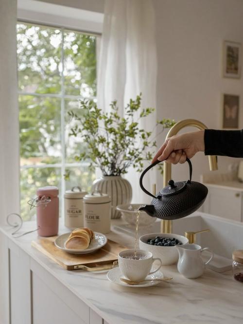 А вот и новая кухня Адрианы зелинска, интерьер которой вы так любите. 03