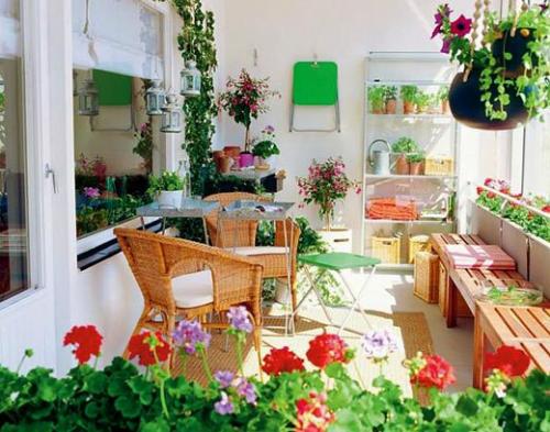 Сборно - интерьерное: подоконник и балкон (идеи). 03