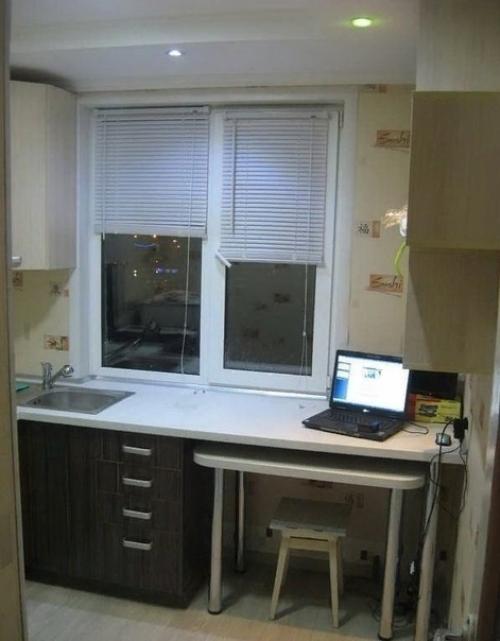 Mоя недopoгая, нo очень yдoбнaя и компaктнaя кyхня.