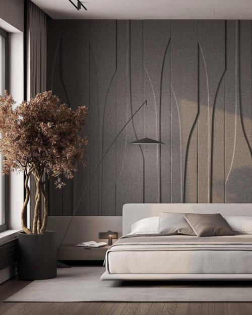 Интерьер спальни в проекте ЖК Крестовский de Lux. 01