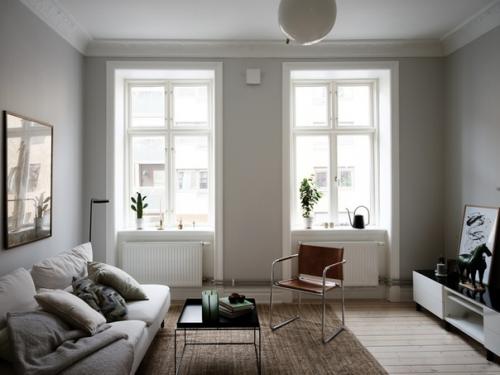 Квартира с изразцовой печью в Швеции в доме 1905 года, 43 кв. 01