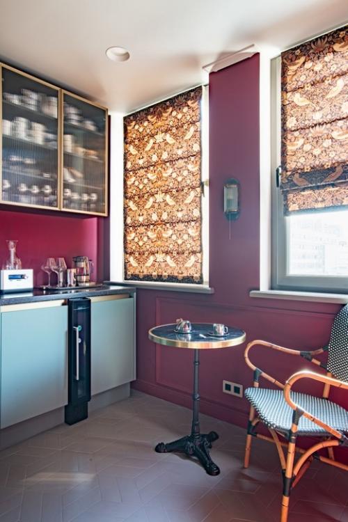 Реализованный интерьер яркой квартиры, площадью 76 кв. 03