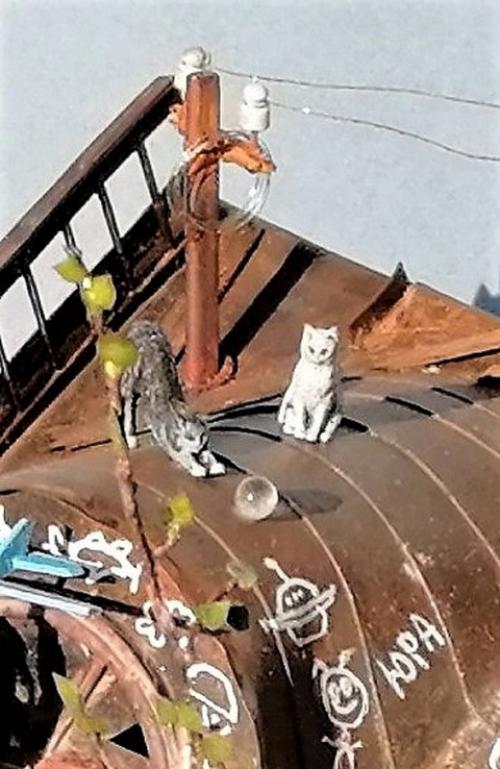 Диорама Весенняя Крыша 1/35. 01