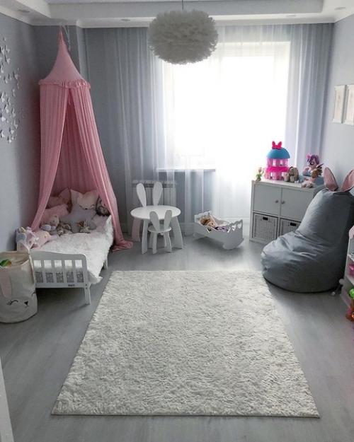 Нежный и светлый интерьер квартиры с скандинавском стиле. 07