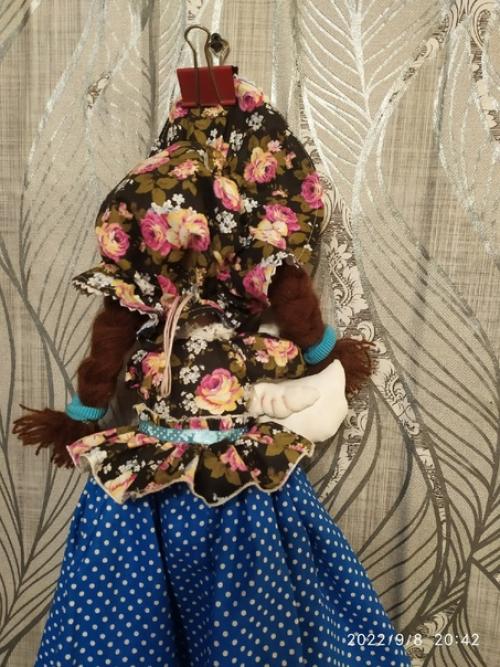 Кукла - пакетница.  Функционально - полезный декор вашего дома. 04