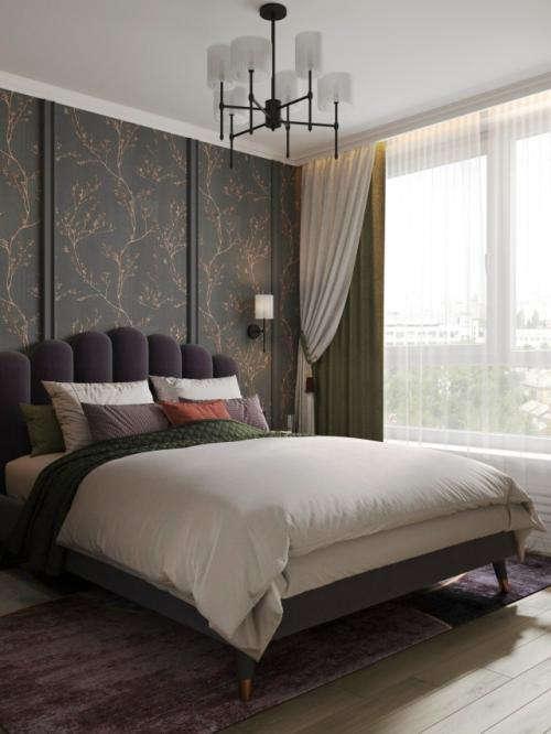 Проект 1-комнатной квартиры 33 м 2 в ЖК лучи в Москве. 09