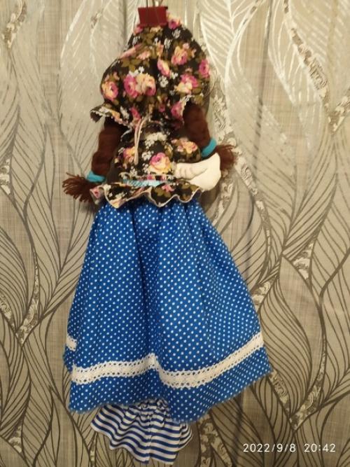 Кукла - пакетница.  Функционально - полезный декор вашего дома. 03