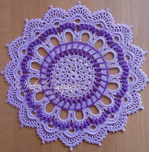 Описание вязания салфетки. 02 Описание вязания салфетки. 02