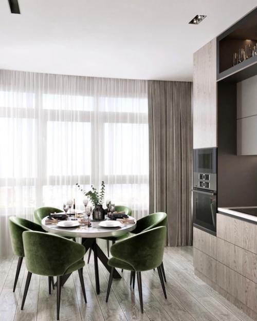 Интерьер квартиры. Заказчики пришли уже с готовым запросом по перепланировке своей 2 х комнатной квартиры: 05