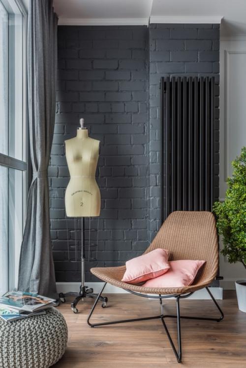 Интерьер месяца: квартира 30 м для дизайнера одежды. 04