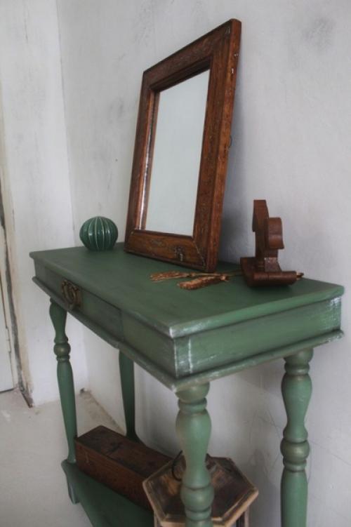 Решила я переделать консольный столик (фото 1 До. 02