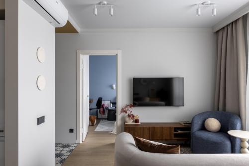 Интерьер 1-комнатной квартиры 40, 4 м 2 в Москве. 03