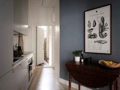 Квартира с изразцовой печью в Швеции в доме 1905 года, 43 кв. 04