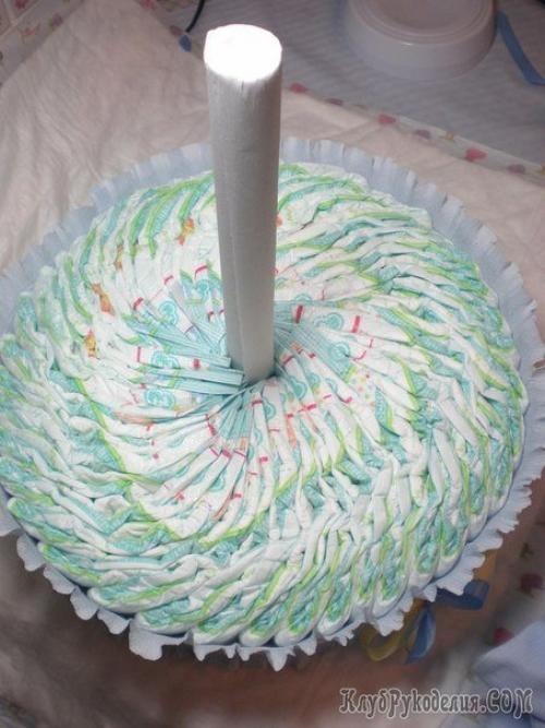 Торт из подгузников. 01