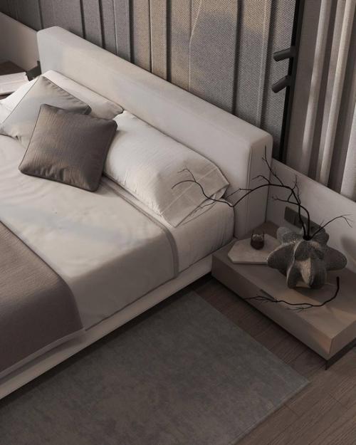 Интерьер спальни в проекте ЖК Крестовский de Lux. 09