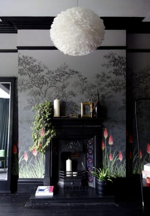 Интерьер в темных тонах - стильно и комфортно. 04